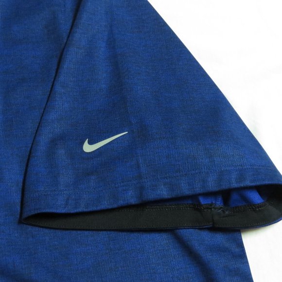 NWOT 3XL Blue Nike Dri-Fit Mens db Polyester #531T Polo Shirt - Picture 6 of 8